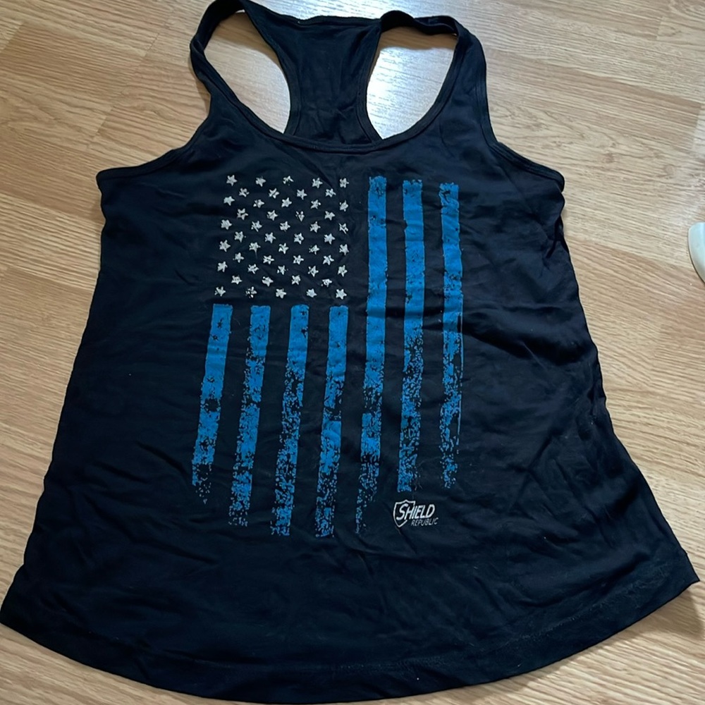 Shield Republic Workout Tank Top racerback medium
